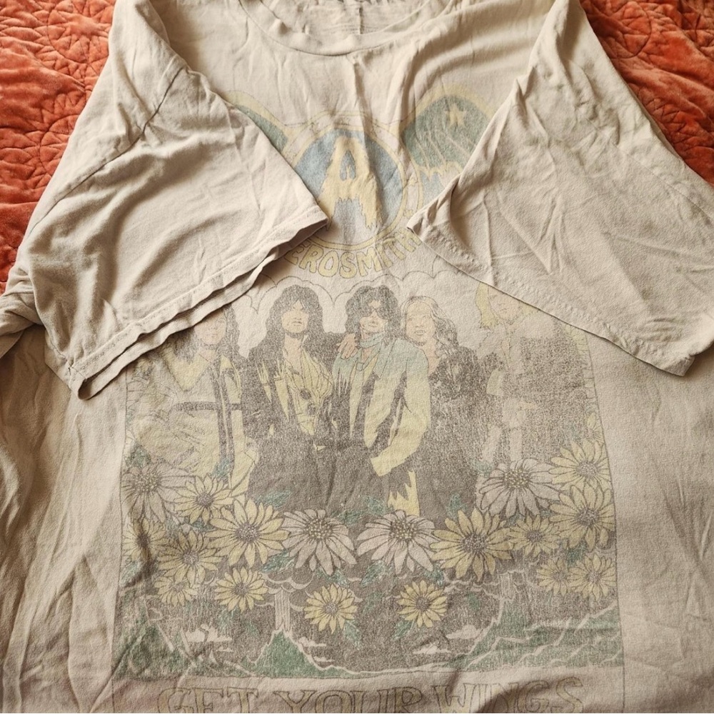 aerosmith graphic band tee